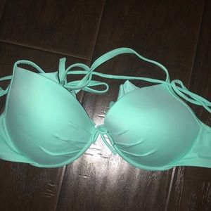 Light teal Victoria’s Secret swim suit